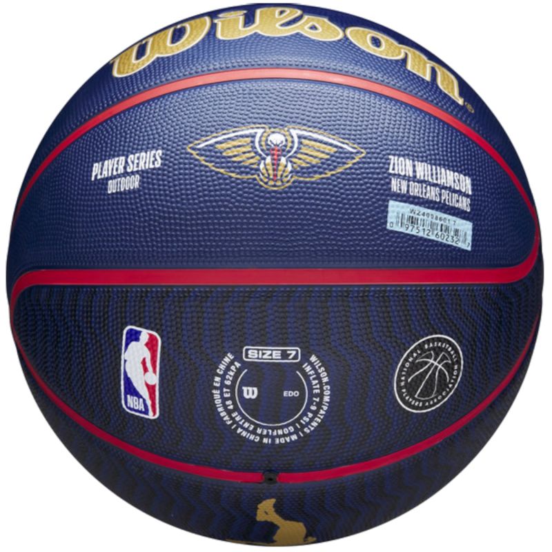 Wilson NBA Player Icon Zion Basketbola bumba Williamson Outdoor Ball WZ4008601XB7