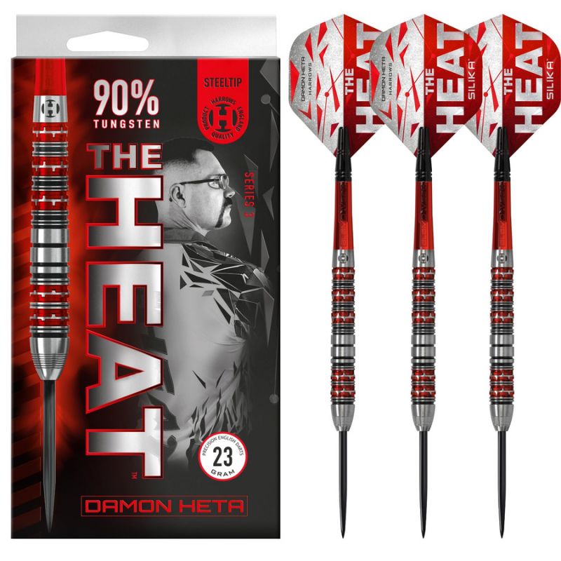 Harrows The Heat Damon Here 3 90% tērauda uzgaļa šautriņas - 23 g