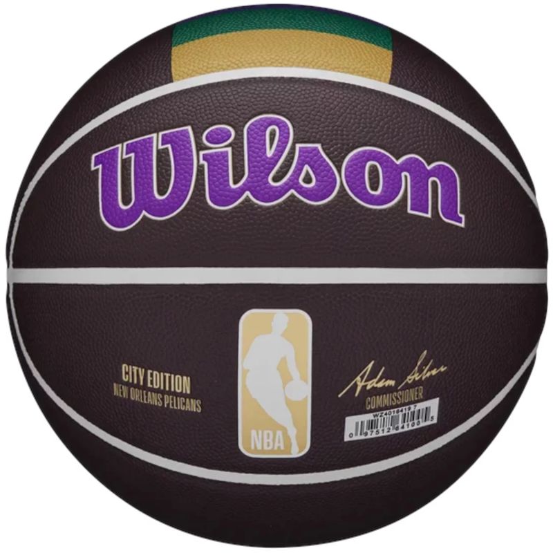 Wilson NBA komandas City Collector New Orleans Pelicans basketbola bumba WZ4016419ID