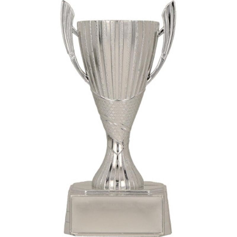 Silver plastic cup SILA
