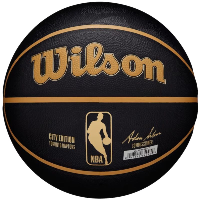 Wilson NBA komandas pilsētas kolekcionāra Toronto Raptors basketbola bumba WZ4016428ID
