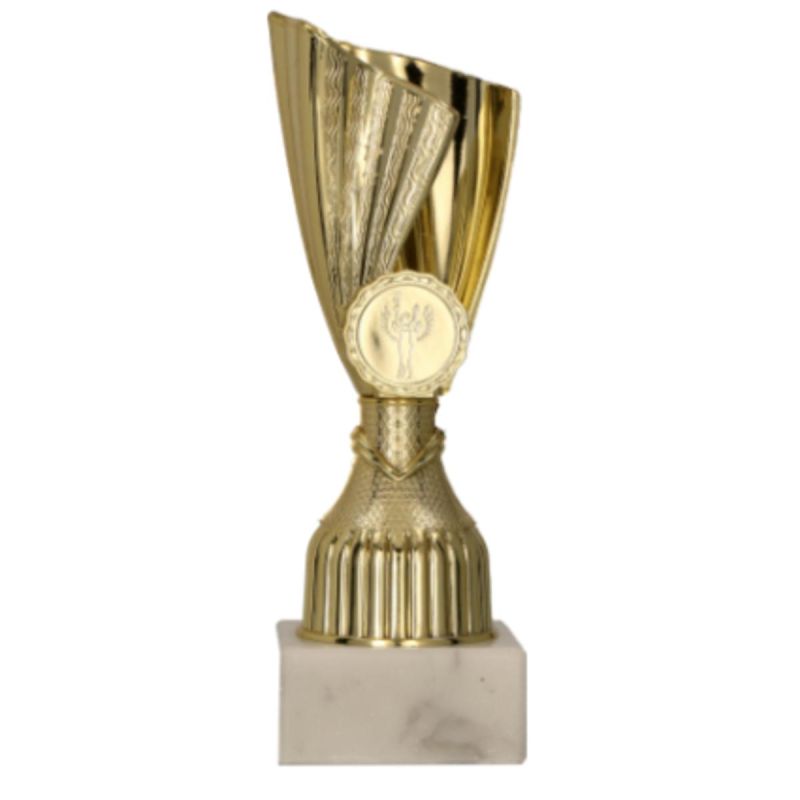 ZORA gold plastic cup