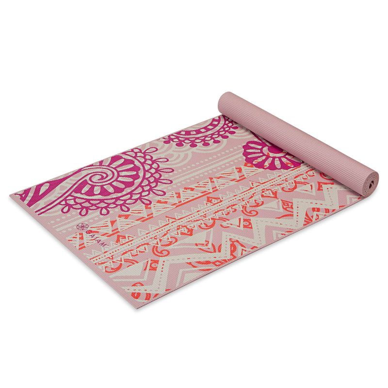 Vingrošanas paklājiņš Gaiam Bohemian Rose 4 mm 63413