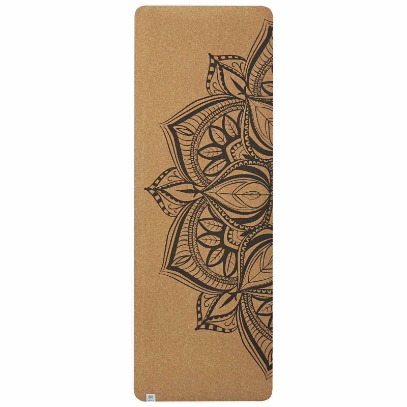Vingrošanas paklājiņš Gaiam Printed Cork Mandala 5 mm 63495