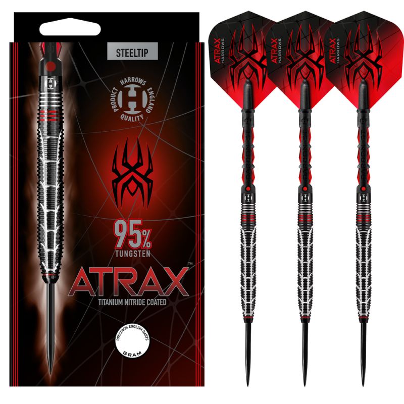 Harrows Atrax 95% tērauda uzgaļa šautriņas - 21 g