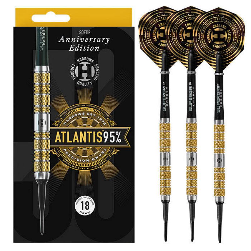 Harrows Atlantis 95% 50. gadadienas izdevuma mīkstās šautriņas 16967