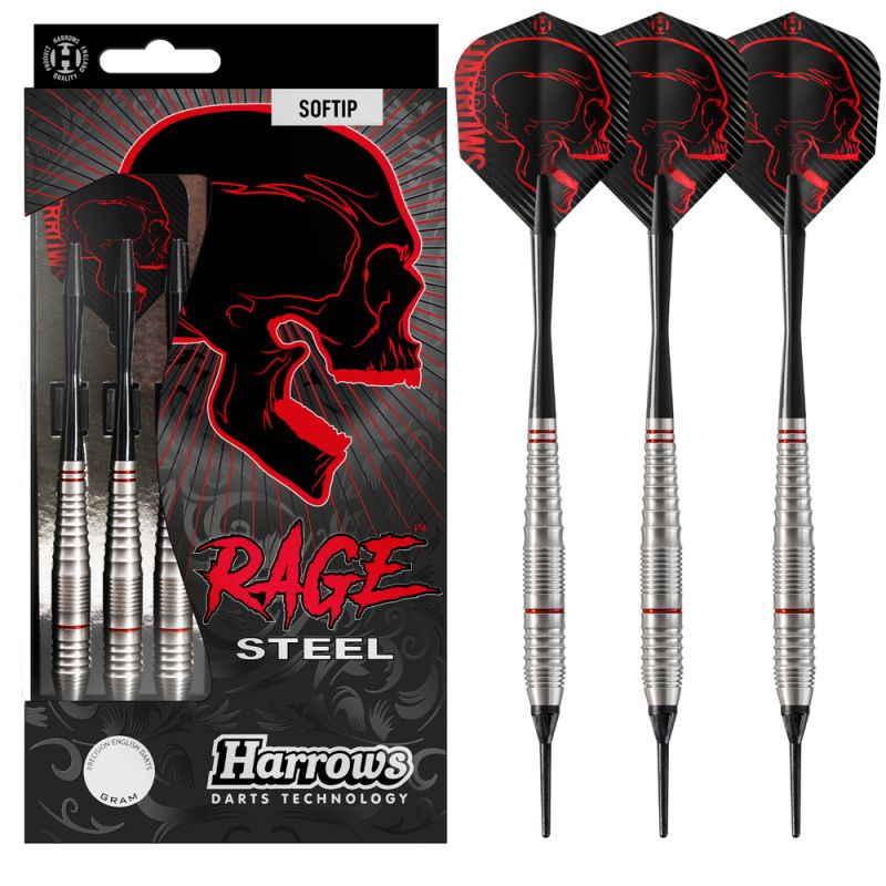 Harrows Rage Steel mīkstās šautriņas Ragesteel 16966