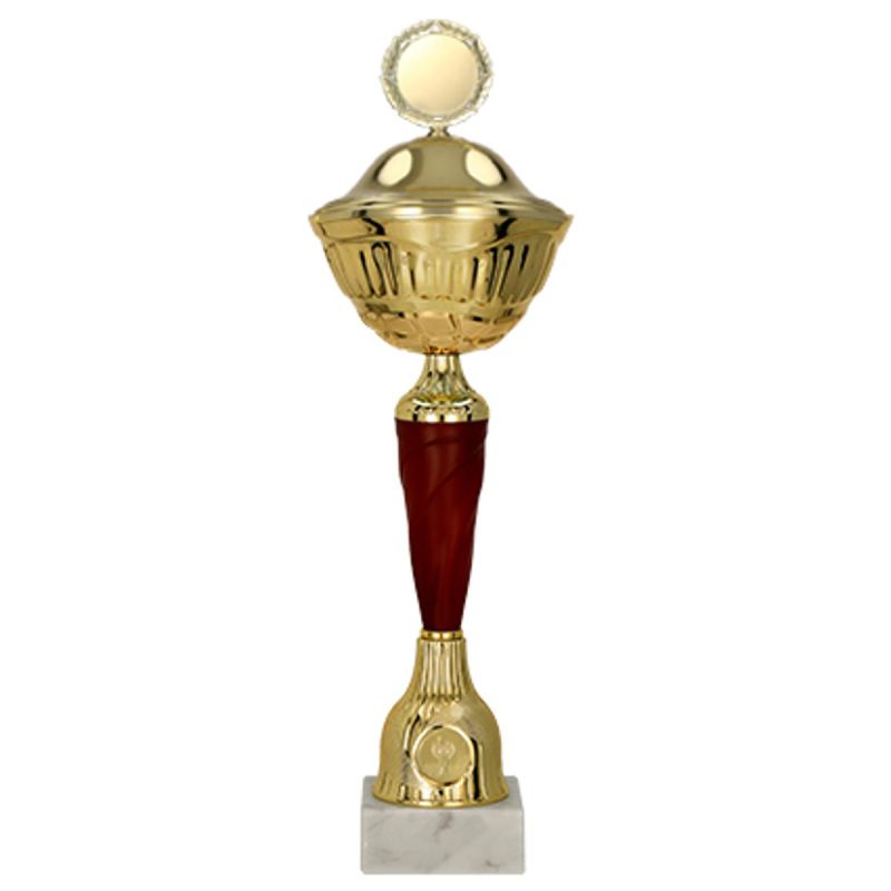Metāla kauss with a lid