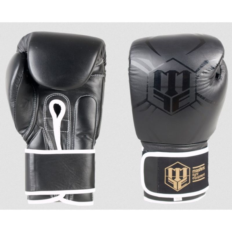 Masters boksa cimdi RBT-BLACK/BLACK 8 unces 018055-801