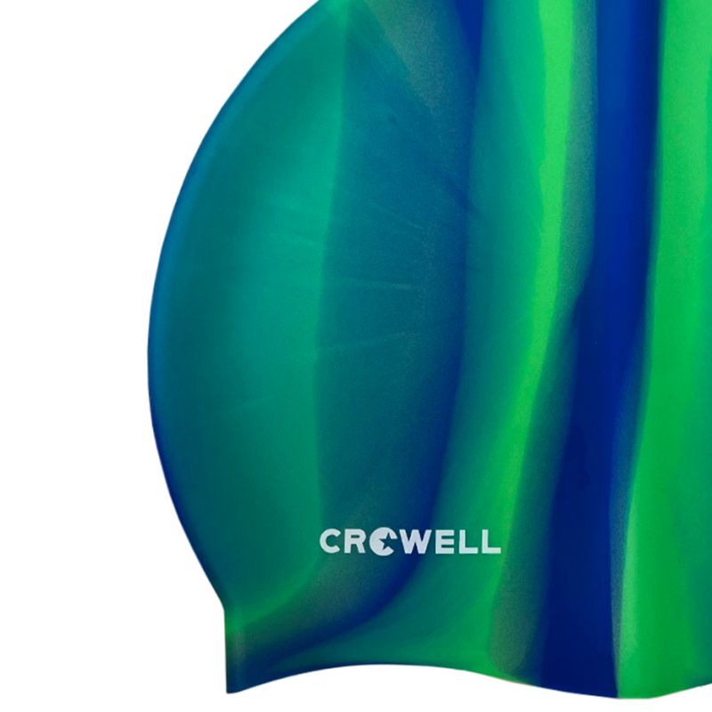 Crowell Multi Flame silikona peldcepure, 12. krāsa