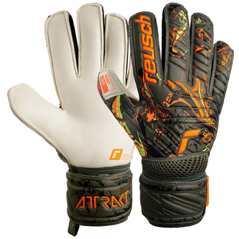 Reusch Attrakt Grip 5370018 5556 vārtsargu cimdi - 11