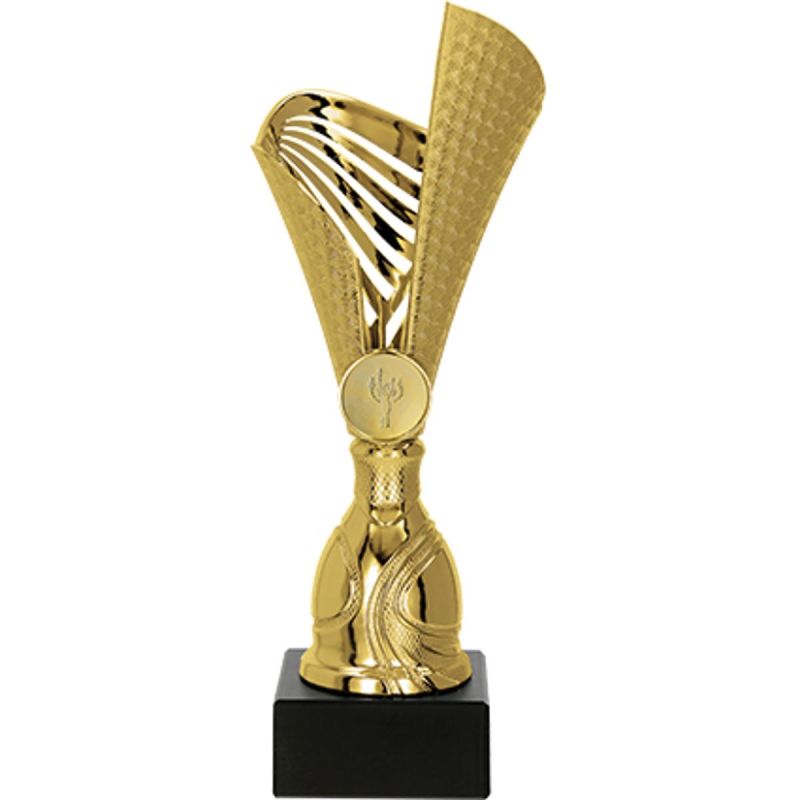 Gold plastic cup