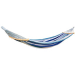Dārza šūpuļtīkls 2 cilvēki Luxe XXL 250x150 cm zils 1021201