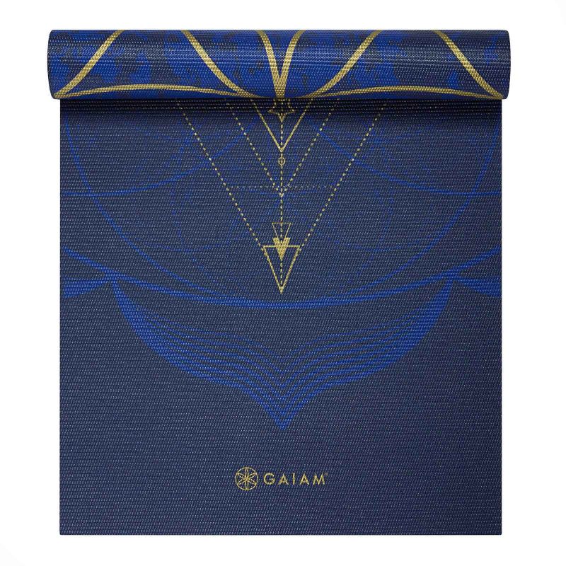 Double-sided Vingrošanas paklājiņš Gaiam Sun and Moon 6mm 63419