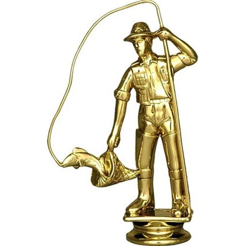 Plastic figure of a fisherman F192/G