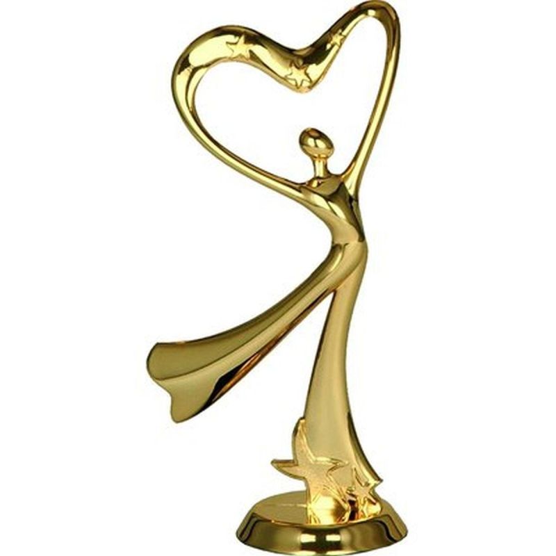 Gold plastic figurine - dancing F198/G