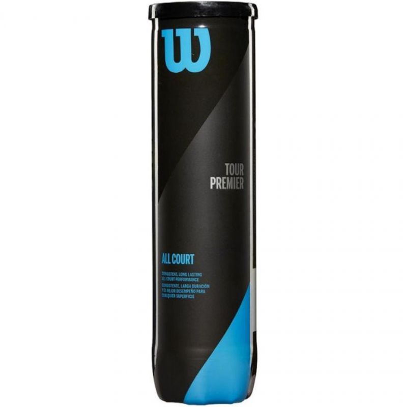 4 Wilson Tour Premier All Court tenisa bumbiņas WRT119400