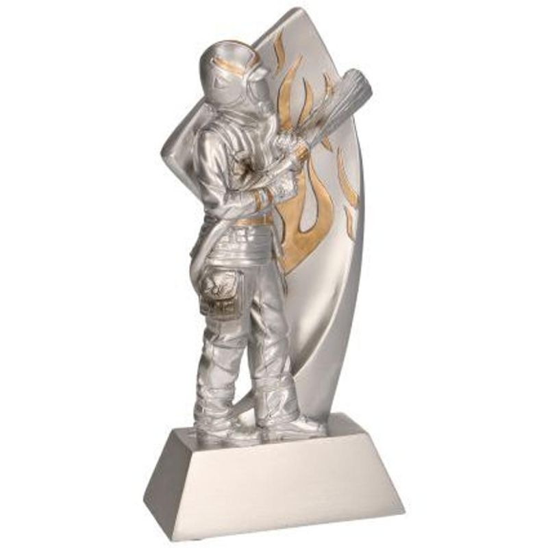 Cast figurine - fire brigade