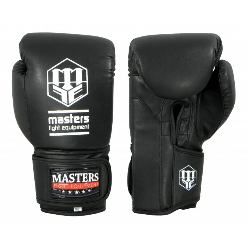Boksa cimdi Masters RPU-MFE 0125523-1201 - czarny+12 oz