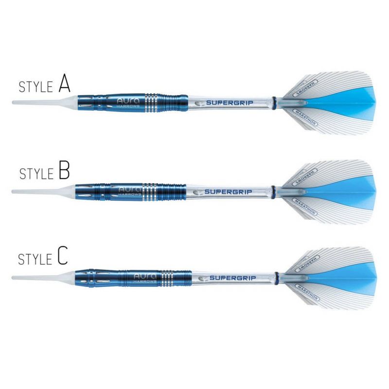 Šautriņas Harrows Aura 95% Softip HS-TNK-000013240 - 18 gR STYLE B
