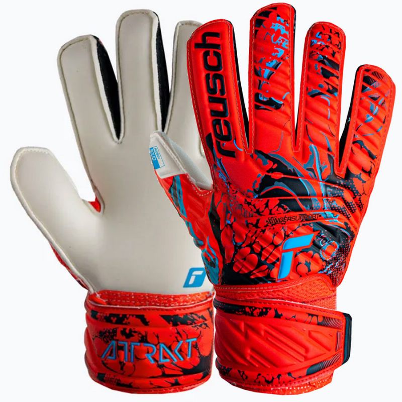 Cimdi Reusch Attrakt Solid Finger Support Jr 53 72 510 3334 - 5,5