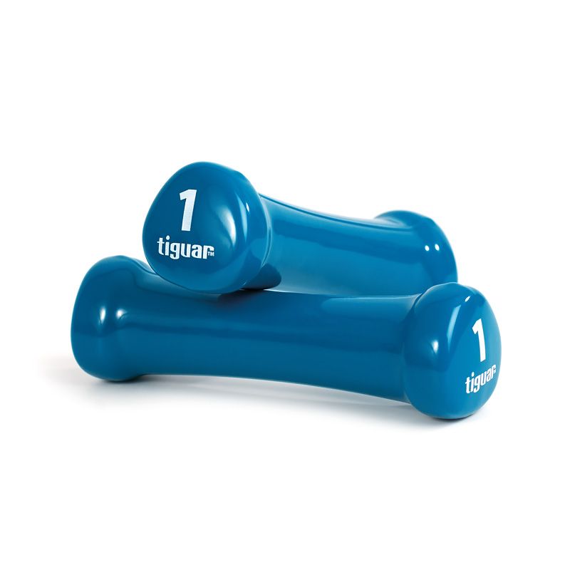 Tiguar vinila hanteles TI-HW0010BOX (2x1kg)