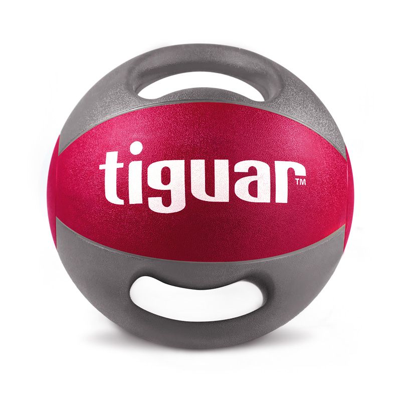 Medicīnas bumba ar tiguar rokturiem 9 kg TI-PLU009