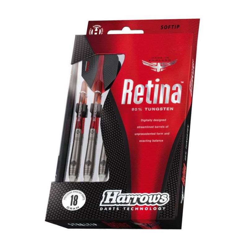 Šautriņas Harrows Retina 95% Softip HS-TNK-000013266 - 18 gR STYLE A