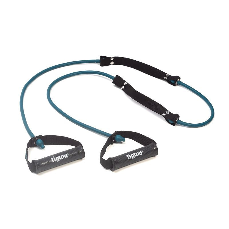 Pretestības gumija ar rokturiem Tiguar tubing double tube TI-NTD003M