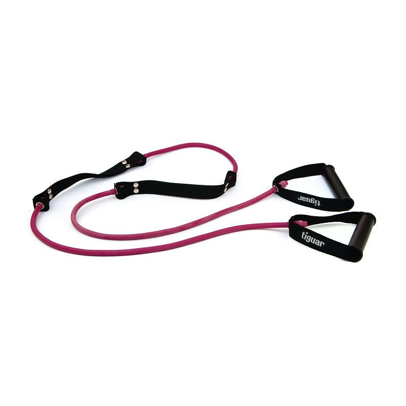 Pretestības gumija ar rokturiem Tiguar tubing double tube TI-NTD003S