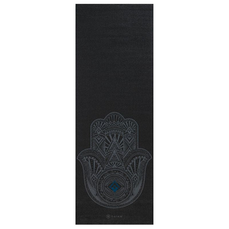 GAIAM Gray Hamsa 4 MM 61971 Vingrošanas paklājiņš