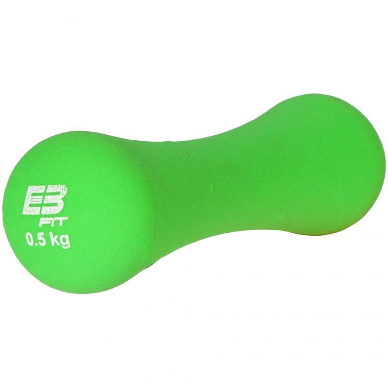 Neoprēna hantele EB FIT 0,5 kg zaļa 1029221