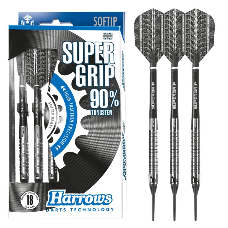 Harrows Supergrip Darts 90% mīkstais tips HS-TNK-000013257 - 16 gR