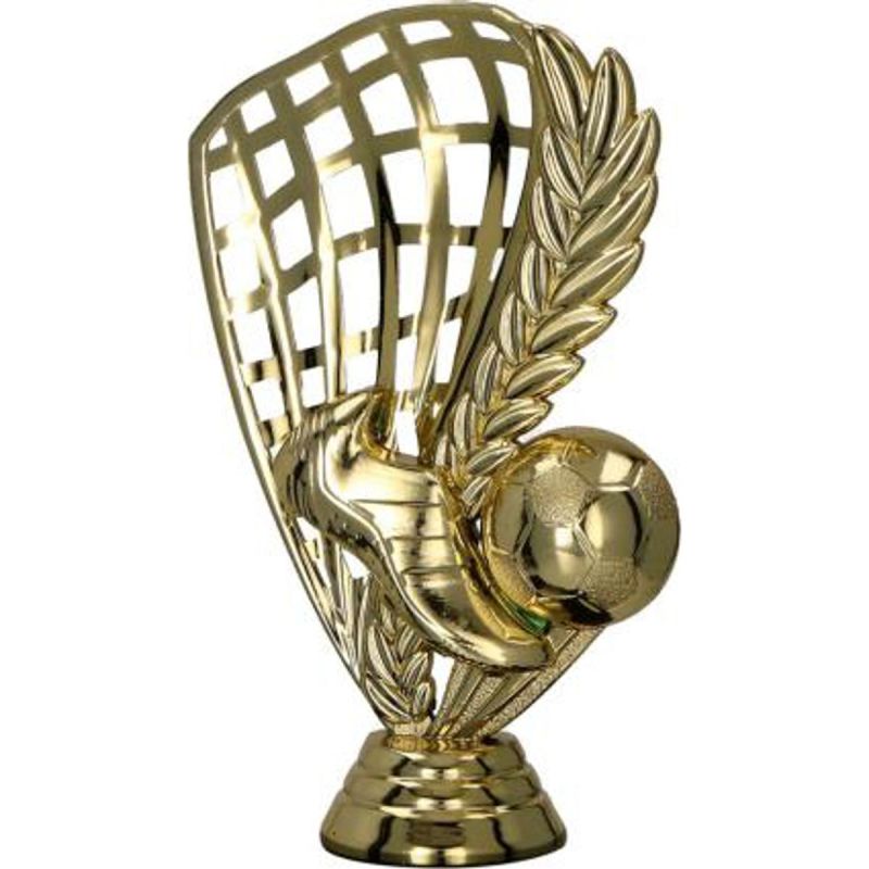 Plastic soccer ball figurine