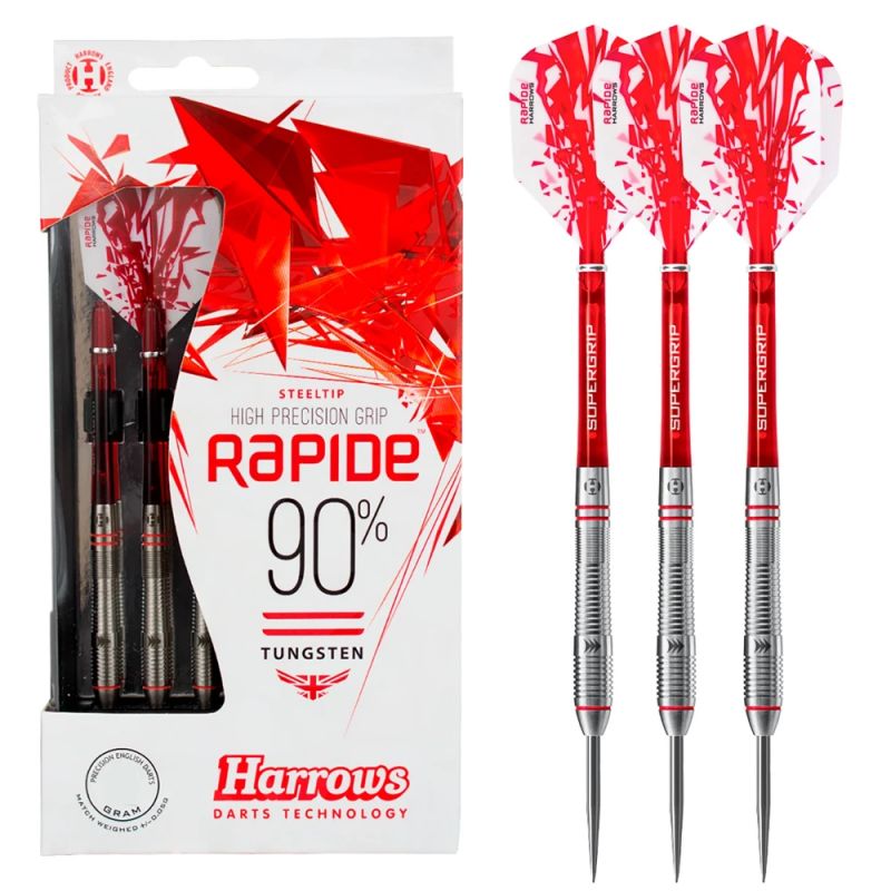 Harrows Rapide šautriņas 90% tērauda uzgalis HS-TNK-000013301 - 24 gR