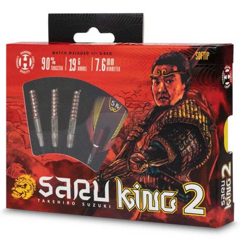Šautriņas Harrows Saru King 2 90% Softip HS-TNK-000013352