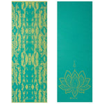 Double-sided Vingrošanas paklājiņš GAIAM Turquoise Lotus 6 MM 62344