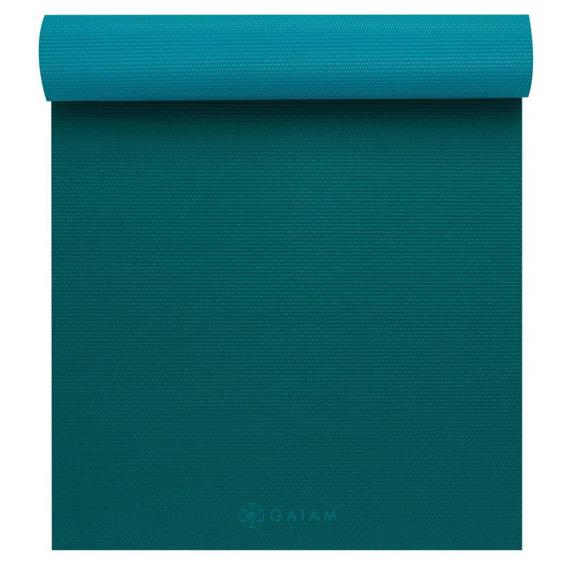 Double-sided Vingrošanas paklājiņš GAIAM Turquoise Sea 4 MM 61335