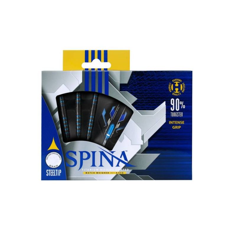 Šautriņas Harrows Spina Black 90% Steeltip HS-TNK-000013750 - 23 gR