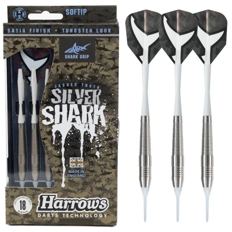 Šautriņas Harrows Silver Shark Softip HS-TNK-000013223 - 18 gR A