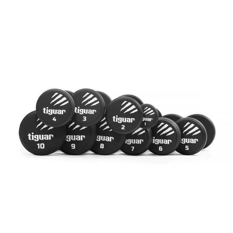 Tiger PU hanteļu komplekts (pāris) 1-10 kg