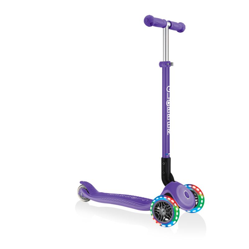 Scooter 3 riteņi Globber Primo Foldable Plus Lights Jr 439-103