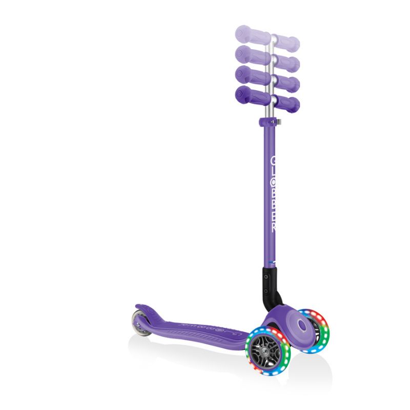 Scooter 3 riteņi Globber Primo Foldable Plus Lights Jr 439-103