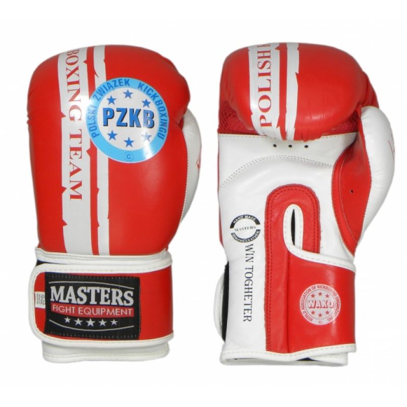 Boksa cimdi Masters Rbt-PZKB-W 011101-02W - niebieski