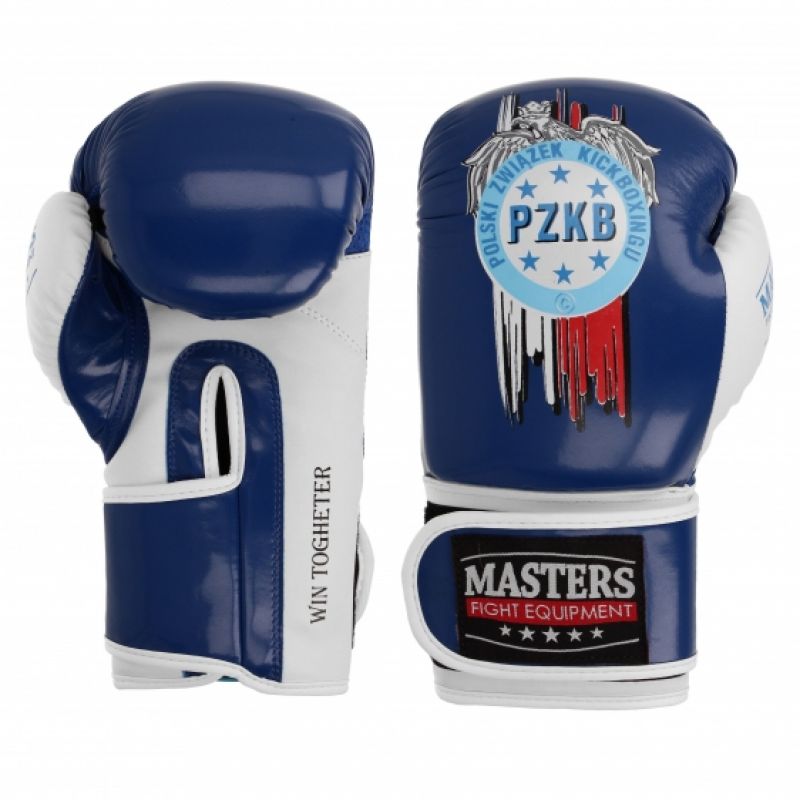 Boksa cimdi Masters Rpu-PZKB 011001-02 10 oz - czerwony