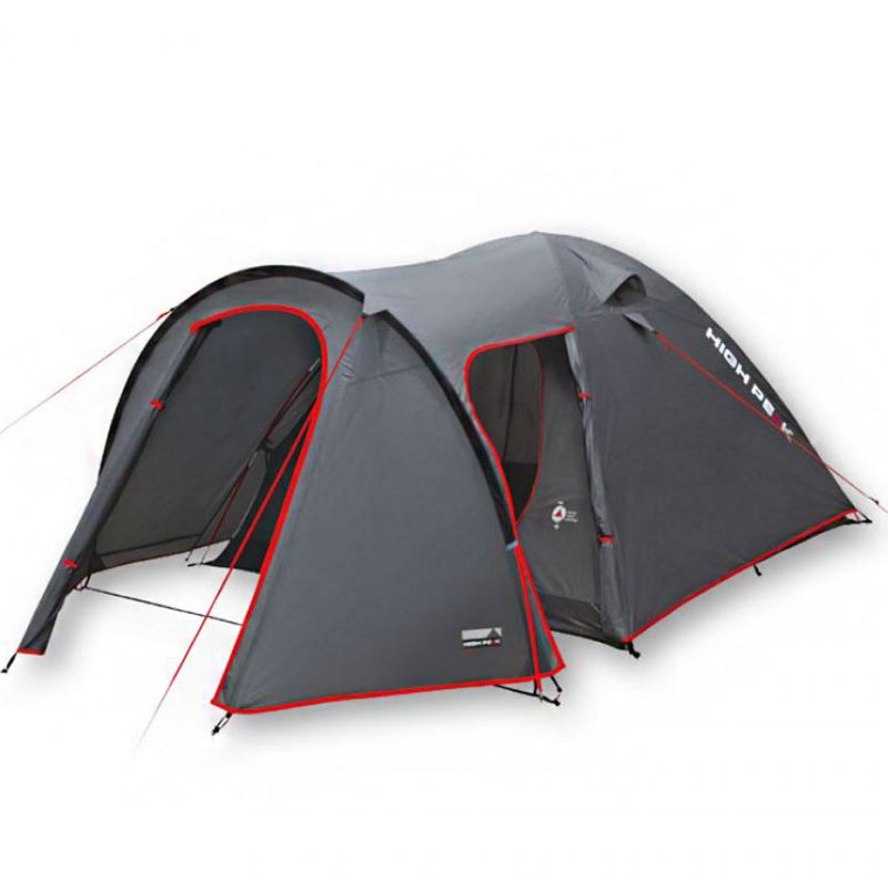 Telts High Peak Kira 4 dark gray-red 10217