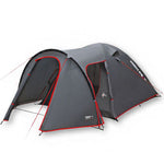 Telts High Peak Kira 4 dark gray-red 10217
