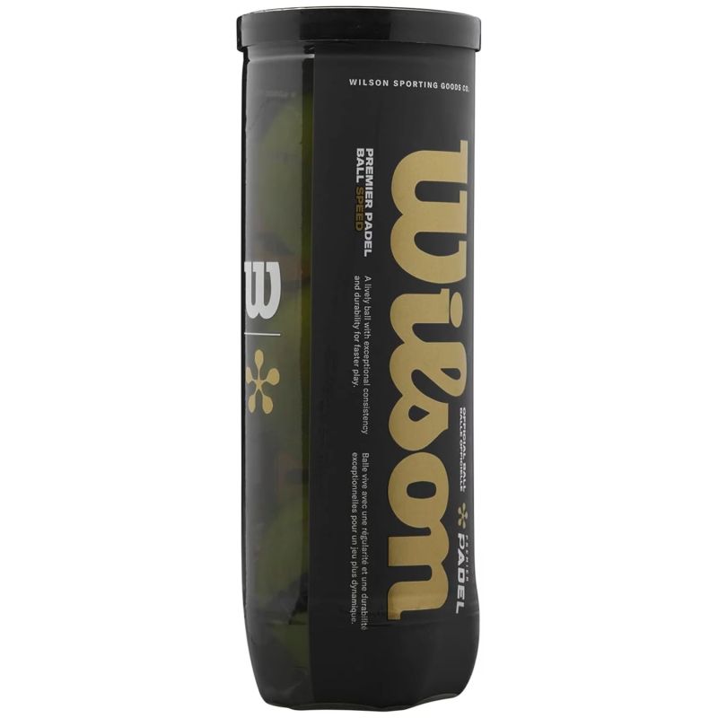 Wilson Premier Padel Speed ​​3 bumbiņu komplekts WR8908501001