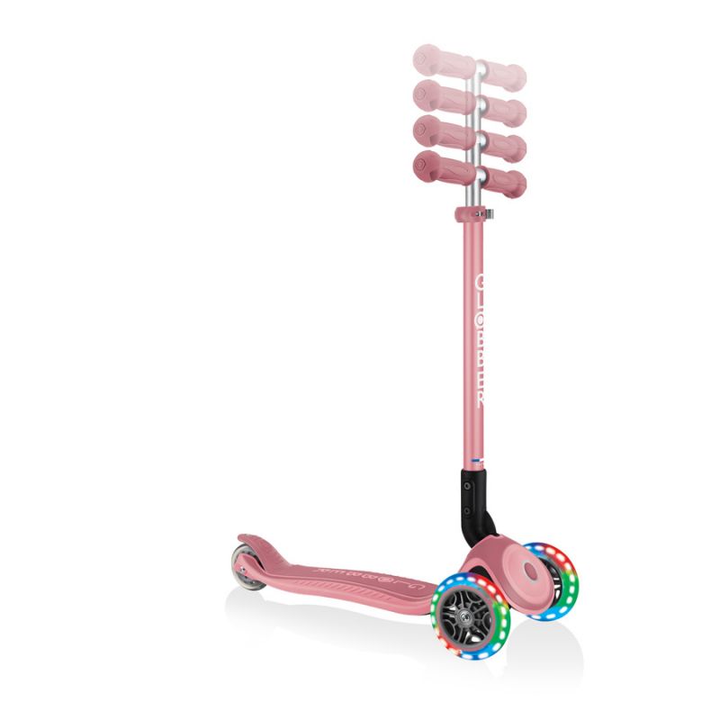 Scooter 3 riteņi Globber Primo Foldable Plus Lights Jr 439-210