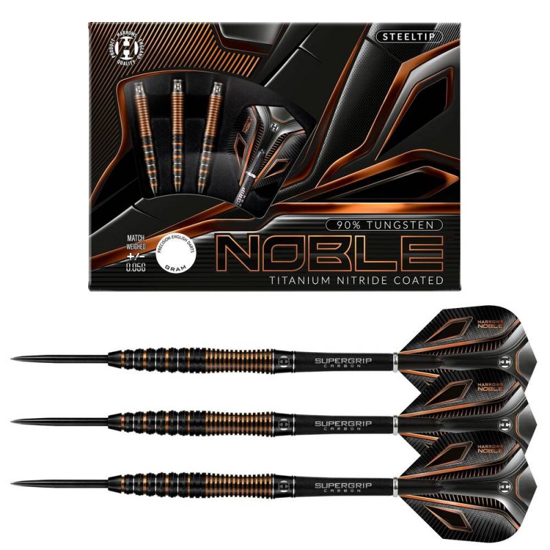 Šautriņas Harrows Noble 90% Steeltip HS-TNK-00001389 - 24 g